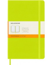 Тефтер с твърди корици Moleskine Classic Ruled - Lemon Green, редове