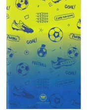 Тетрадка Cool Pack Football 2T - А5, 60 листа, редове