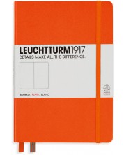 Тефтер Leuchtturm1917 - А5, бели страници, Orange -1