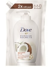 Dove Nourishing Secrets Течен сапун, кокос, 500 ml -1