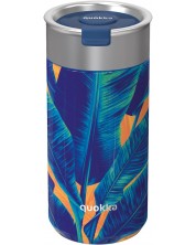Термочаша Quokka Boost - Blue Jungle, 400 ml