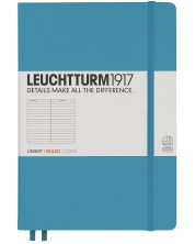 Тефтер Leuchtturm1917 Medium - A5, светлосин, страници на редове
