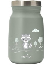 Термо кутия за храна Nuvita - 500 ml, Sage Green -1