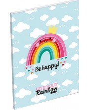 Тефтер A7 Lizzy Card Happy Rainbow