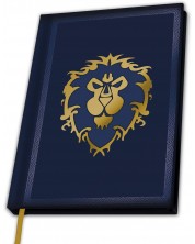 Тефтер ABYstyle Games: World of Warcraft - Alliance Symbol, формат A5 -1