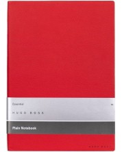 Тефтер Hugo Boss Essential Storyline - B5, бели листа, червен