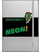 Тефтер Leuchtturm1917 А5 Medium - Neon Collection, зелен -1