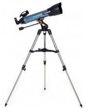 Телескоп Celestron -  Inspire 100AZ, 100/660, сив -1