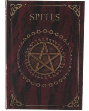 Тефтер Nemesis Now Adult: Spell Book - Embossed Spell Book (Red), формат A5 -1