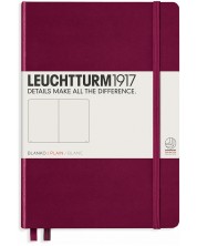 Тефтер Leuchtturm1917 - А5, бели страници, Port Red -1