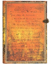 Тефтер Paperblanks - H.G. Wells, 13 х 18 cm, 120 листа