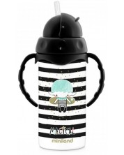 Miniland Термос - чаша със сламка 240мл - Magical -1