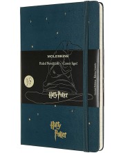 Тефтер с твърди корици Moleskine Limited Editions Harry Potter - Sorting Hat, линирани страници