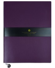 Тефтер Victoria's Journals Smyth Flexy - Лилав, пластична корица, 96 листа, В5 -1