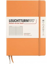 Тефтер Leuchtturm1917 New Colours - А5, линиран, Apricot, твърди корици -1