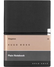 Тефтер Hugo Boss Elegance Storyline - A6, бели листа, черен