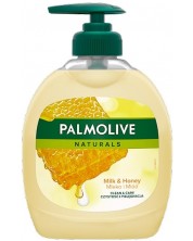 Palmolive Naturals Течен сапун, мед и мляко, помпа, 300 ml