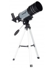 Телескоп Levenhuk - Blitz 70s Base, черен/сив