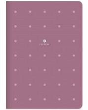 Тетрадка Keskin Color - Bullet Journal, 80 листа, на точки, лилава