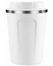 Термочаша Asobu Coffee Compact - 380 ml, бяла -1