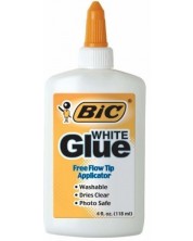Лепило Bic - White Glue, 118 ml -1