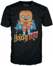 Тениска Funko Marvel: Iron Man - Gingerbread Iron Man -1