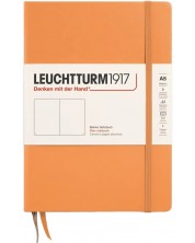 Тефтер Leuchtturm1917 New Colours - А5, бели листове, Apricot, твърди корици -1