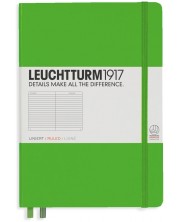 Тефтер Leuchtturm1917 - А5, линиран, Fresh Green -1