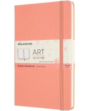 Тефтер с твърди корици Moleskine Art - Sketchbook, розов -1