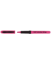 Текстмаркер Bic - Brite Liner Grip, розов -1