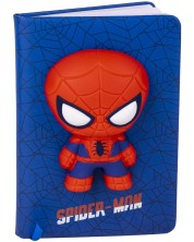 Тетрадка Cerda Spider-Man - С мека фигурка -1