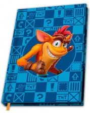 Тефтер ABYstyle Games: Crash Bandicoot - Crash & Coco, формат А5