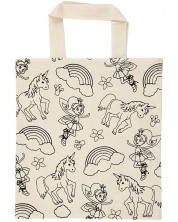 Текстилна чанта за оцветяване Creativ Company - Еднорог
