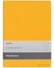 Тефтер Hugo Boss Essential Storyline - A5, бели листа, жълт -1