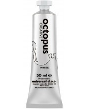 Темперна боя Univerzal - Octopus, 50 ml, бяла -1