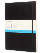 Тефтер с меки корици Moleskine Classic Dotted XL - Черен, страници на точки -1
