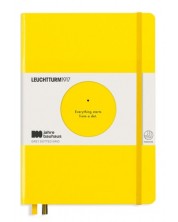 Тефтер Leuchtturm1917 Bauhaus 100 - А5, жълт, страници на точки