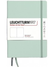 Тефтер Leuchtturm1917 Natural Colors - A5, светлозелен, бели листове, твърди корици -1