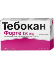 Тебокан Форте, 120 mg, 30 филмирани таблетки -1