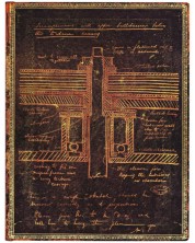 Тефтер Paperblanks - Tesla, 18 х 23 cm, 88 листа