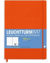 Тефтер Leuchtturm1917 Sketchbook Master - А4+, бели страници, Orange