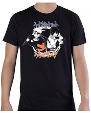 Тениска ABYstyle Animation: Naruto Shippuden - Naruto & Sasuke, размер XL -1