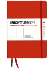 Тефтер Leuchtturm1917 Natural Colors - A5, червен, бели листове, твърди корици -1