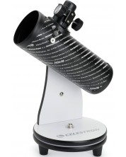 Телескоп Celestron - FirstScope 76, бял/черен