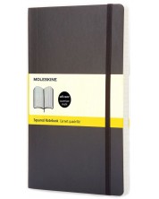 Тефтер с меки корици Moleskine Classic Squared - Черен, листове на квадратчета