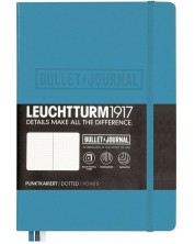 Тефтер Leuchtturm1917 Bullet Journal А5 - Син, страници на точки -1