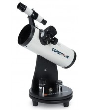 Телескоп Celestron - Cometron FirstScope, N 76/300, бял/черен