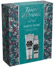 Tesori d'Oriente Комплект White Musk - Душ крем и Спрей дезодорант, 250 + 150 ml