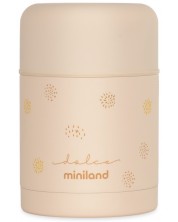 Термос за храна Miniland - Vanilla, 600 ml, бежов