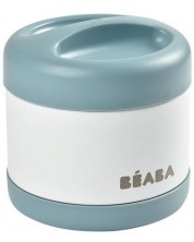 Термос за храна Beaba - Baltic blue/White, 500 ml